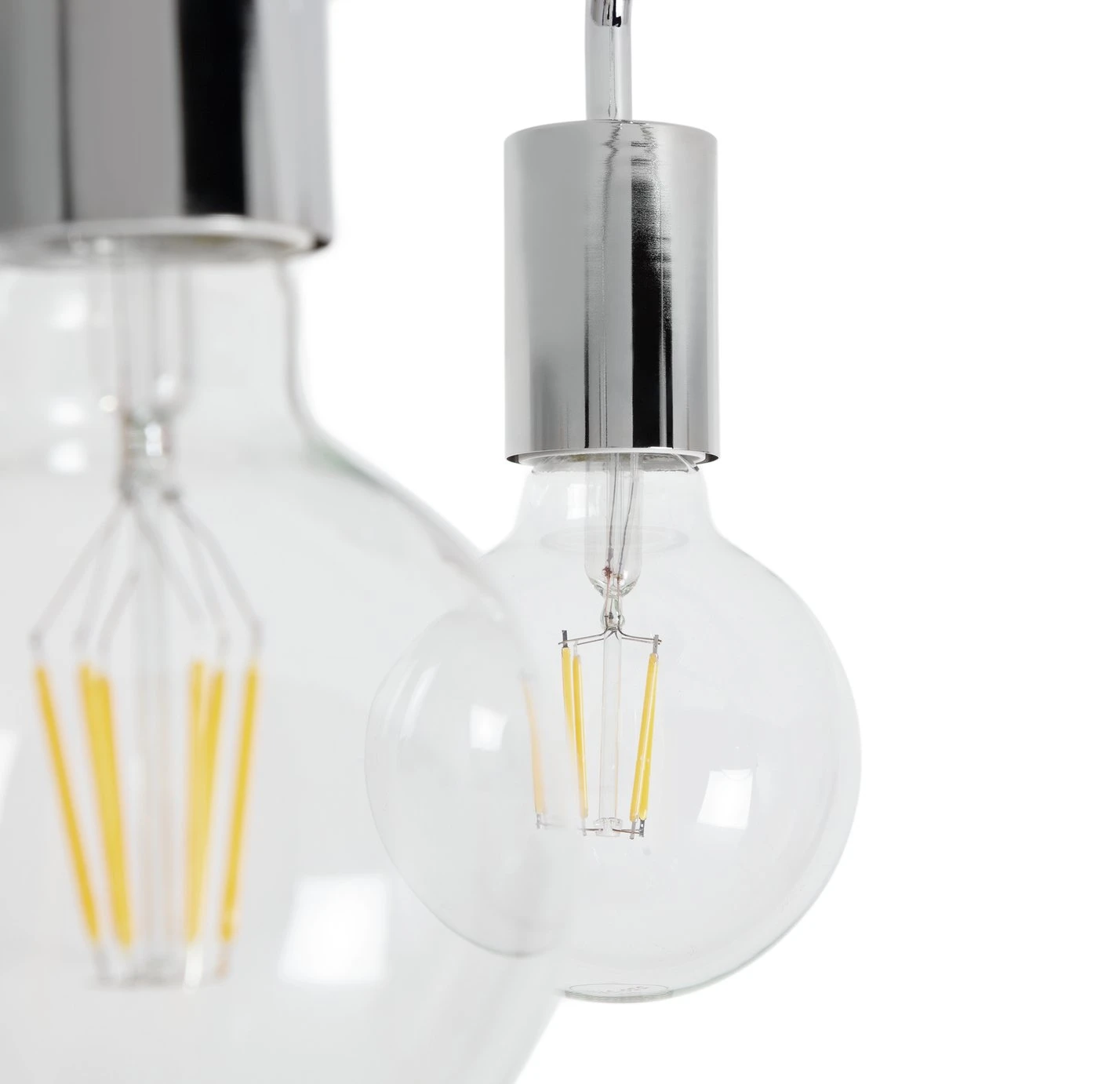 Habitat Rayner Steel 3 Light LED Flush Ceiling Light -Chrome - Image 4