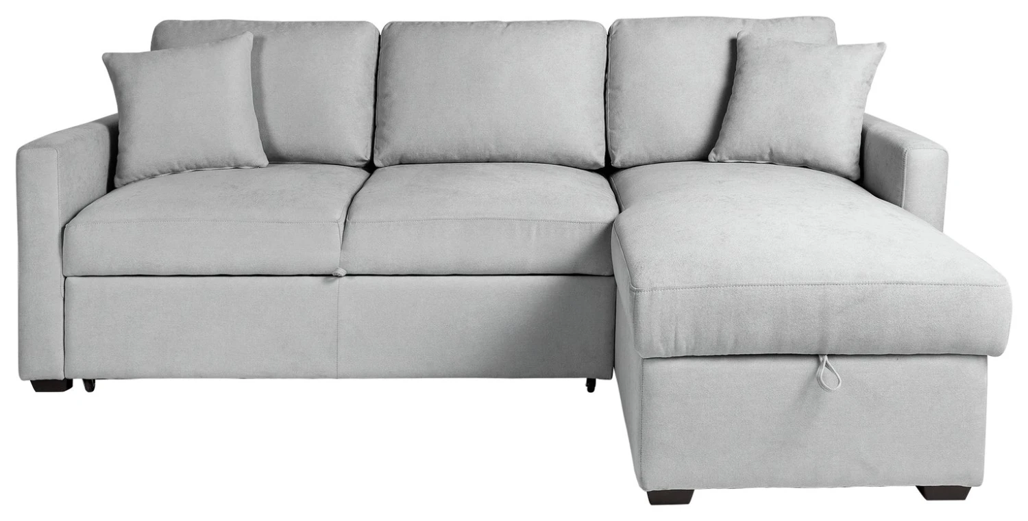 Habitat Reagan Right Corner Sofa Bed - Grey