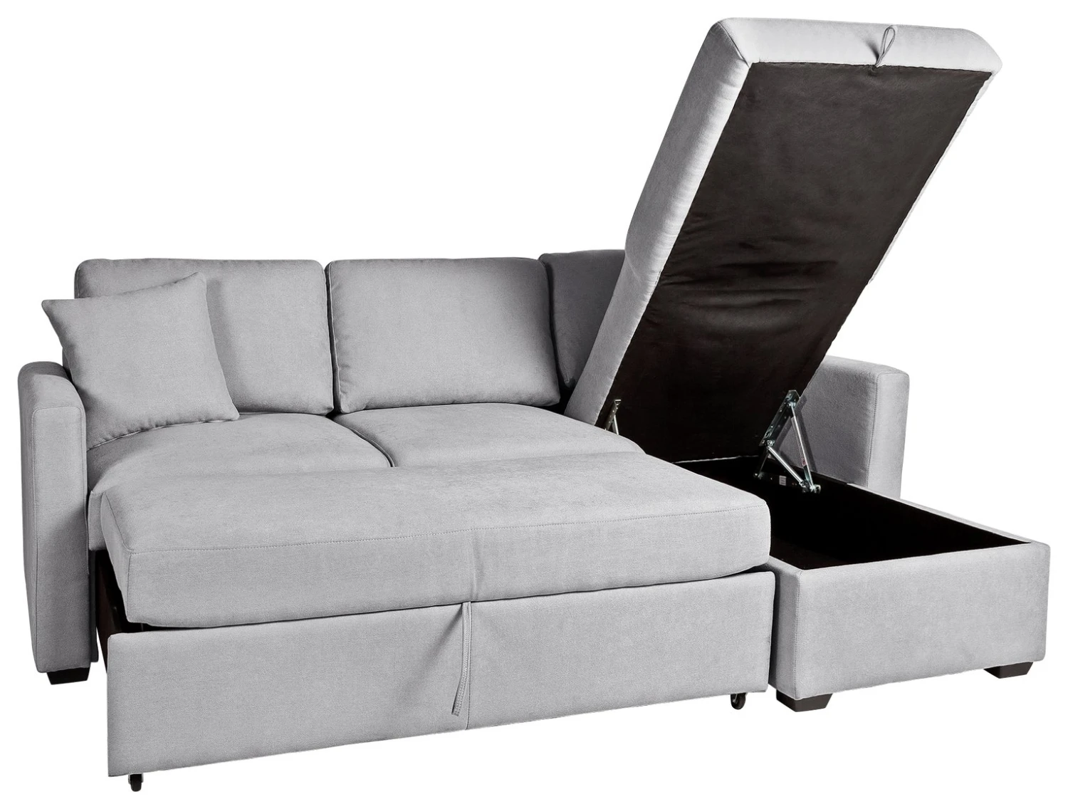 Habitat Reagan Right Corner Sofa Bed - Grey - Image 2