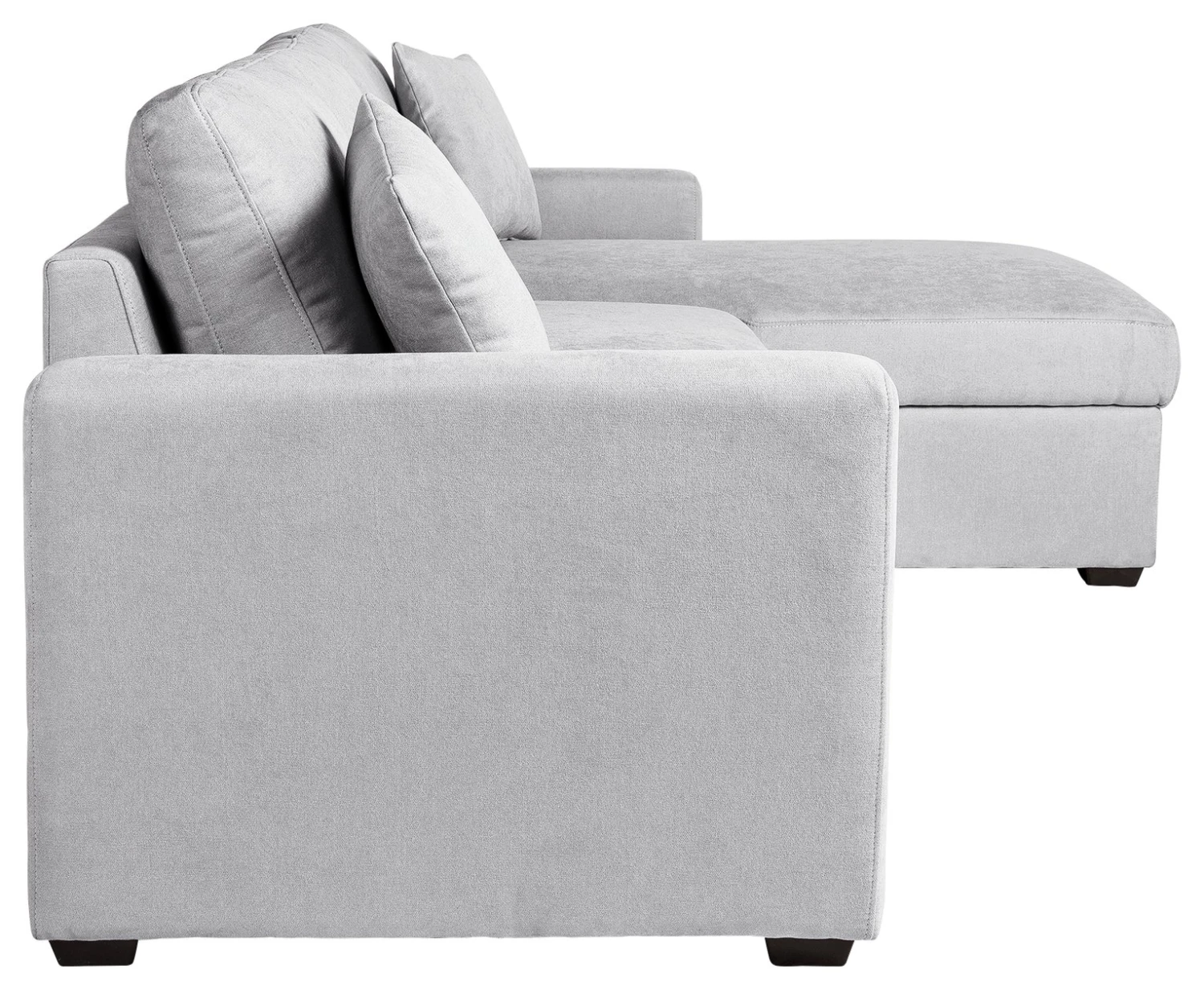 Habitat Reagan Right Corner Sofa Bed - Grey - Image 4