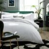 Habitat Egyptian Cotton 400TC White Bedding Set - Single