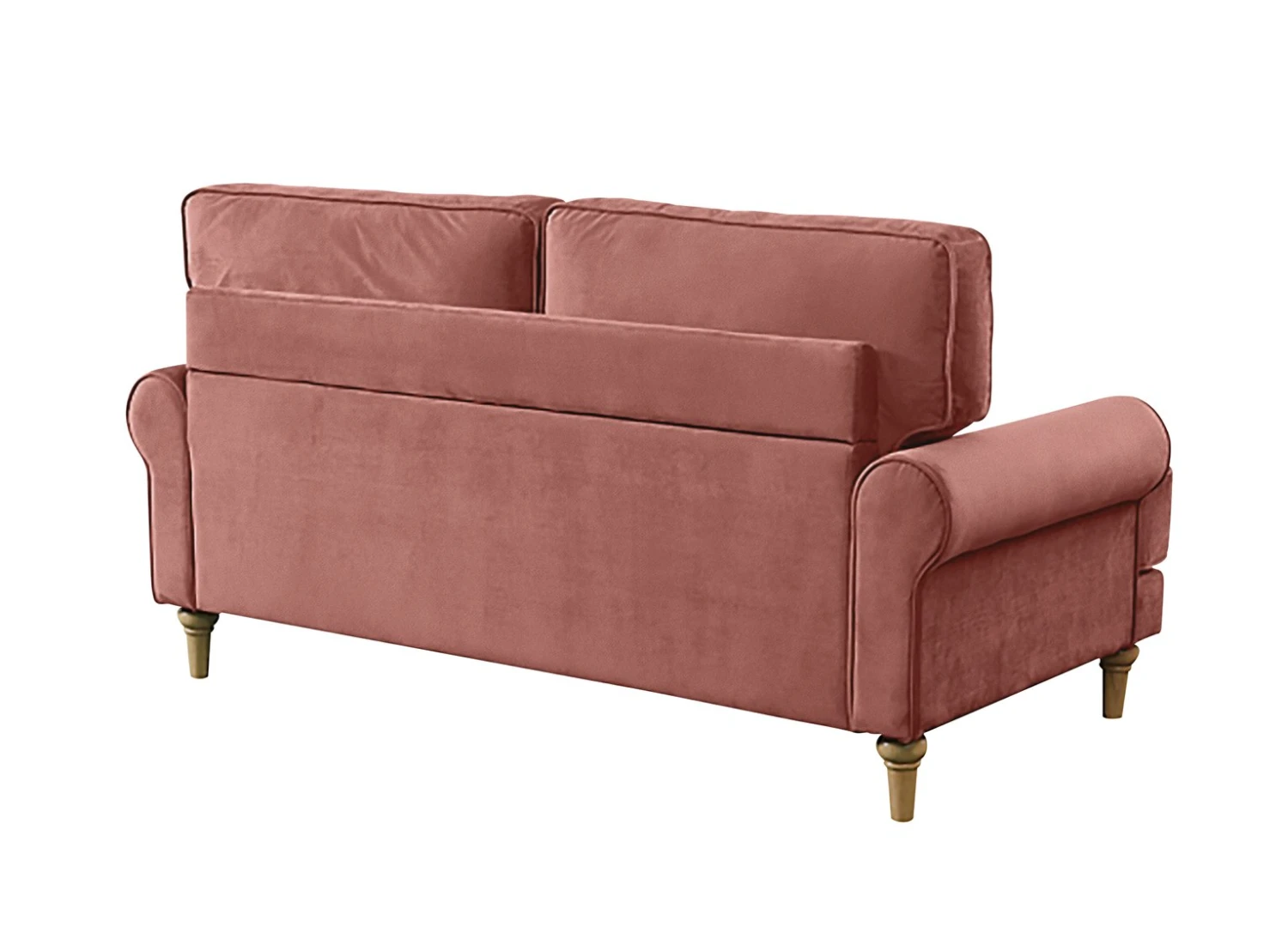 Habitat Vienna Velvet 2 Seater Sofa - Rose - Image 5