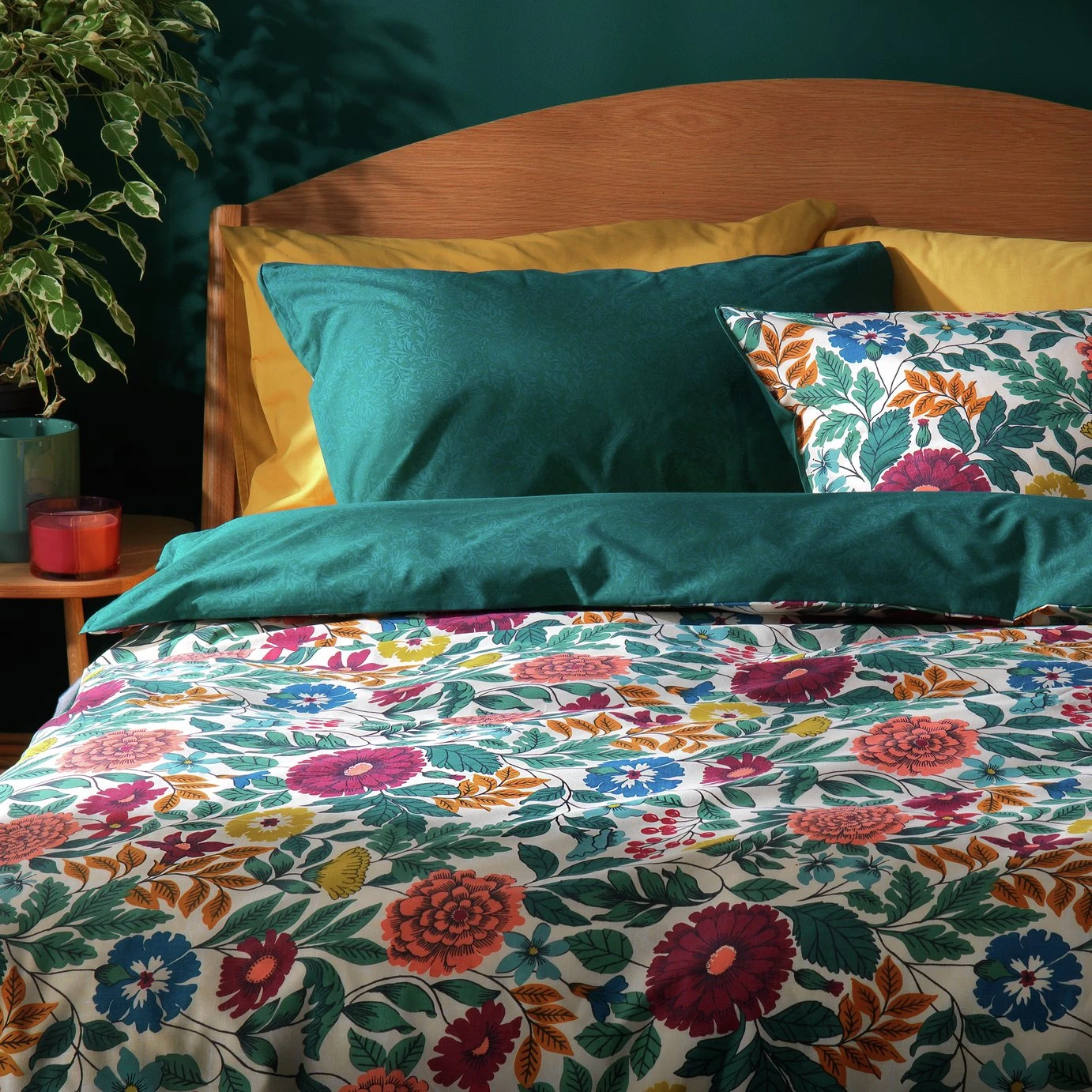 Habitat Country Manor Floral Print Bedding Set - Single