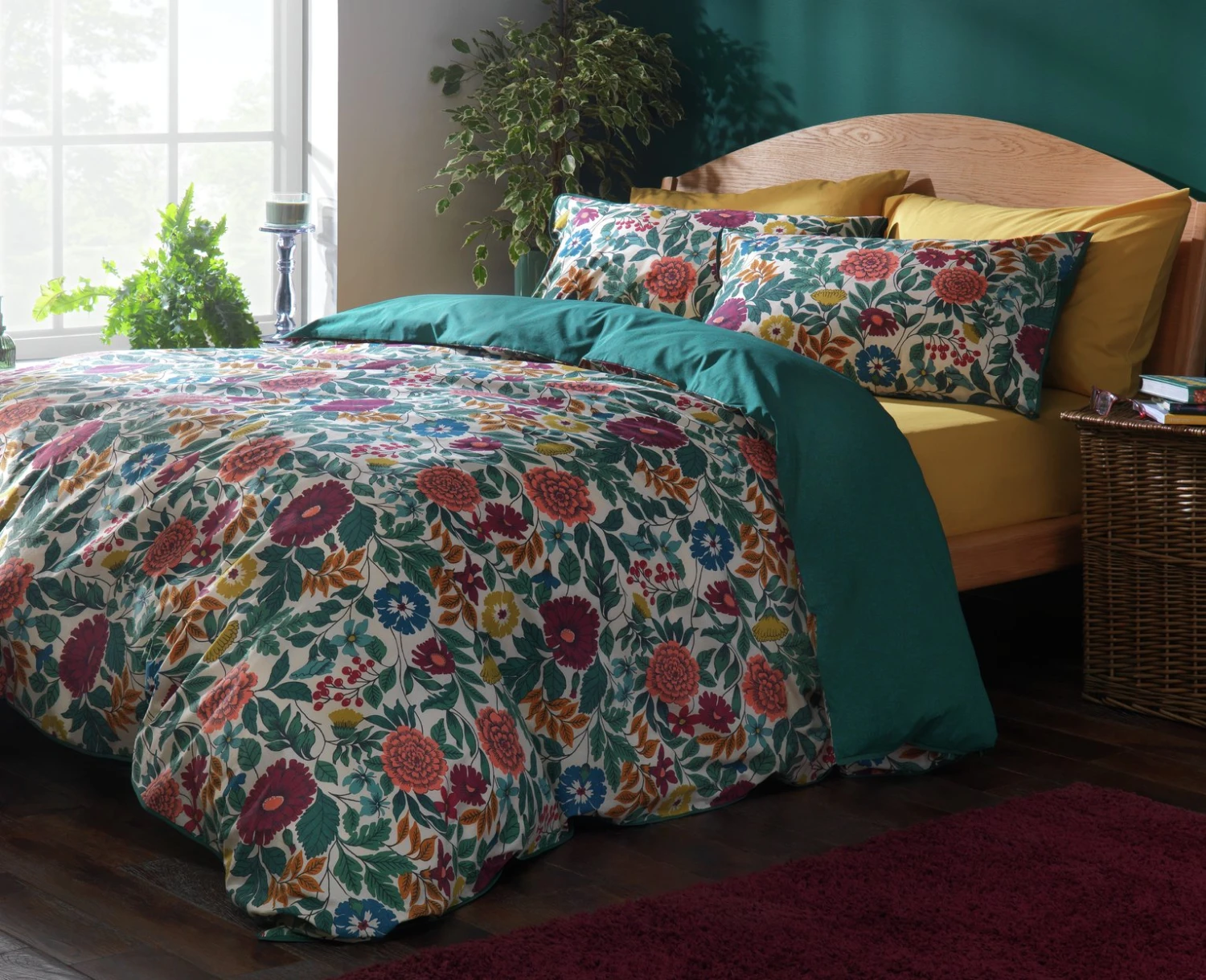 Habitat Country Manor Floral Print Bedding Set - Single - Image 6