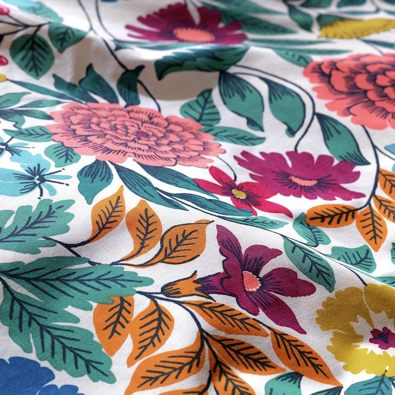 Habitat Country Manor Floral Print Bedding Set - Single - Image 7