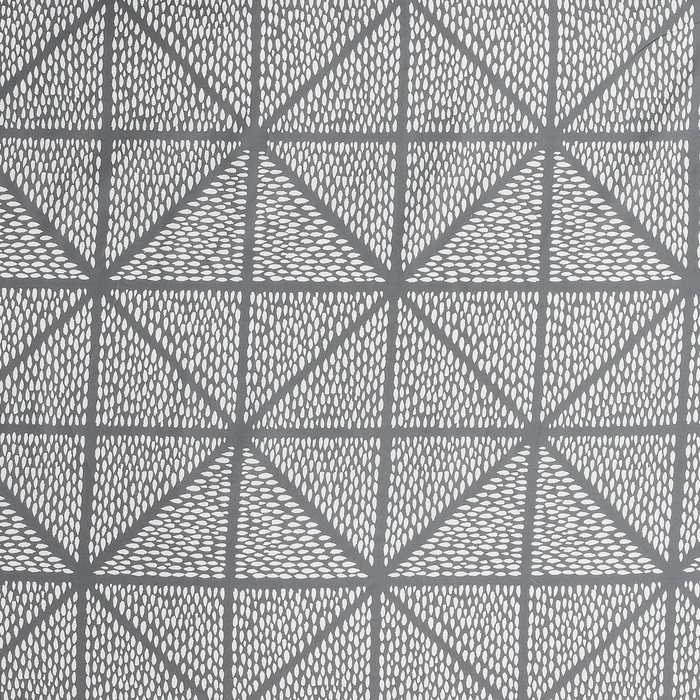 Habitat Stockholm Diamond Dash Grey Bedding Set - Single - Image 2