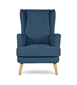 Habitat Callie Fabric Wingback Chair - Teal