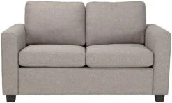Habitat Apartment 2 Seater Fabric Sofa Bed - Light Grey