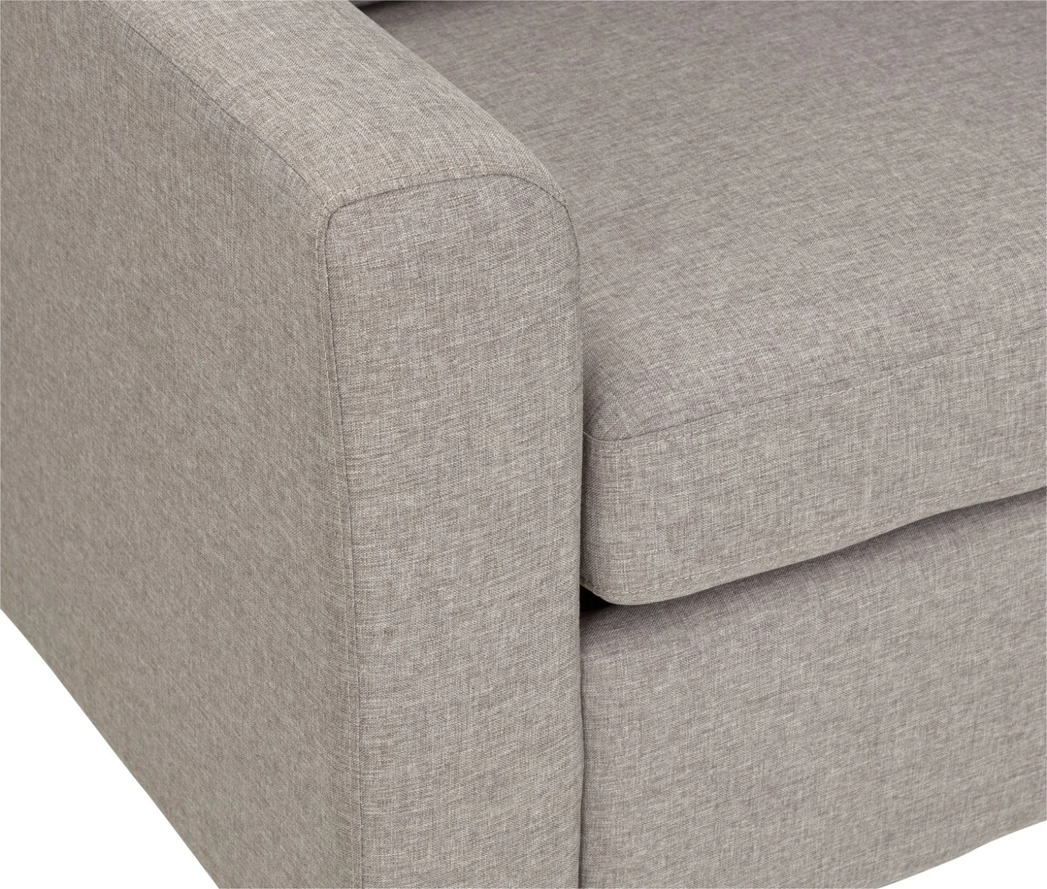 Habitat Apartment 2 Seater Fabric Sofa Bed - Light Grey - Image 4