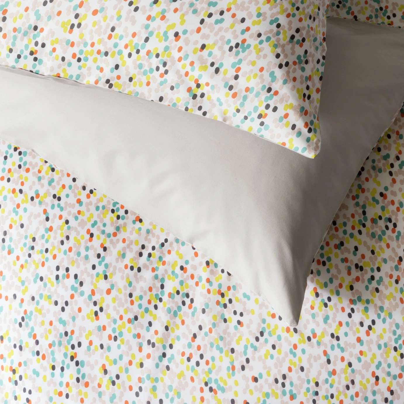 Habitat Cotton Angelica Dots Multicolour Bedding Set -Single - Image 4