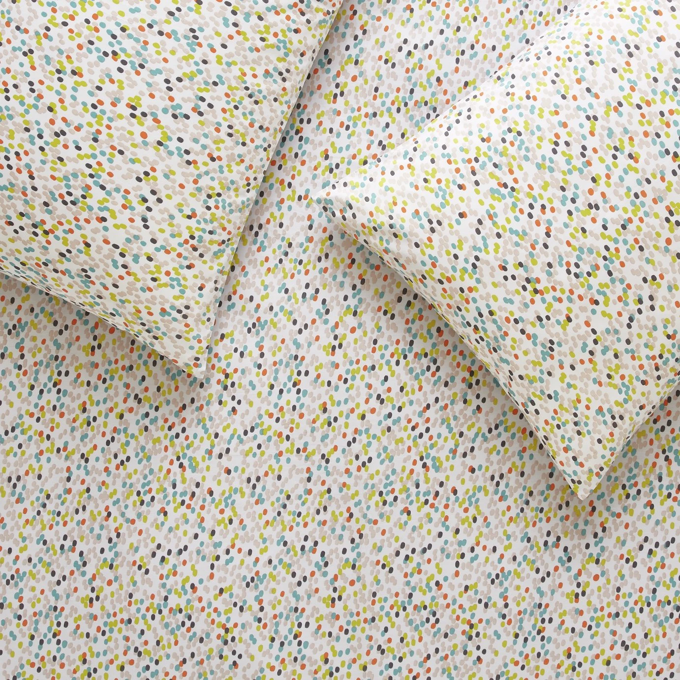 Habitat Cotton Angelica Dots Multicolour Bedding Set -Single - Image 8