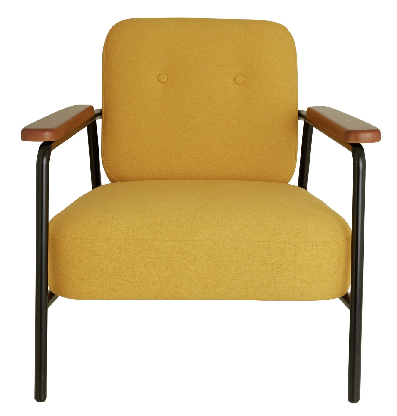 Habitat Cooper Fabric Armchair - Yellow
