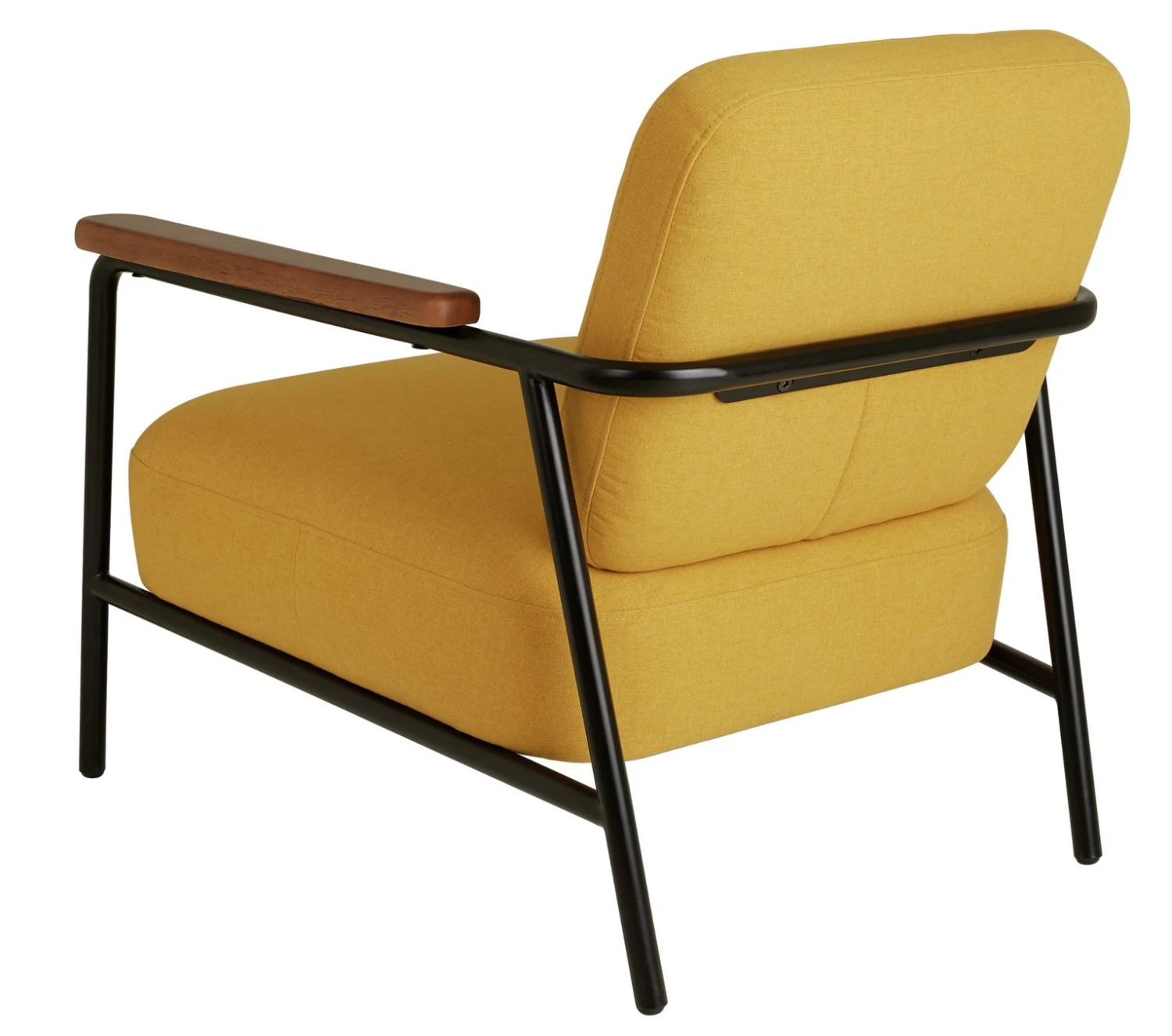 Habitat Cooper Fabric Armchair - Yellow - Image 4