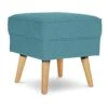 Habitat Callie Fabric Footstool - Teal