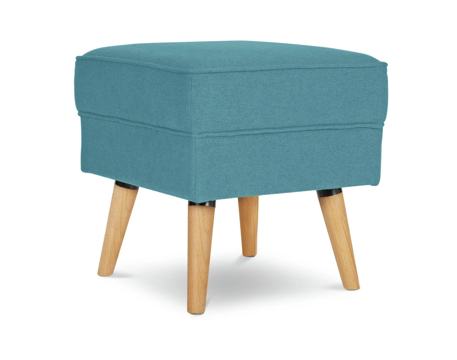 Habitat Callie Fabric Footstool - Teal - Image 4
