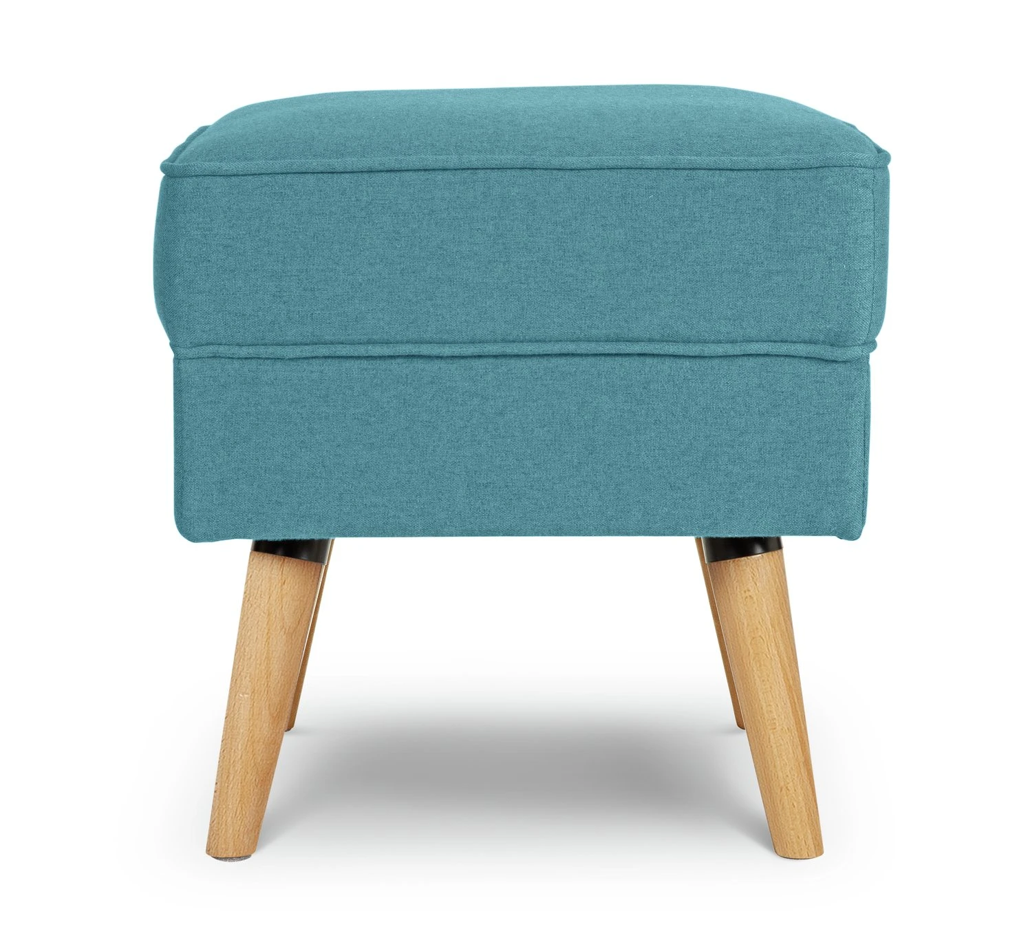 Habitat Callie Fabric Footstool - Teal - Image 5