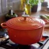 Habitat 5.3 Litre Cast Iron Casserole Dish - Orange