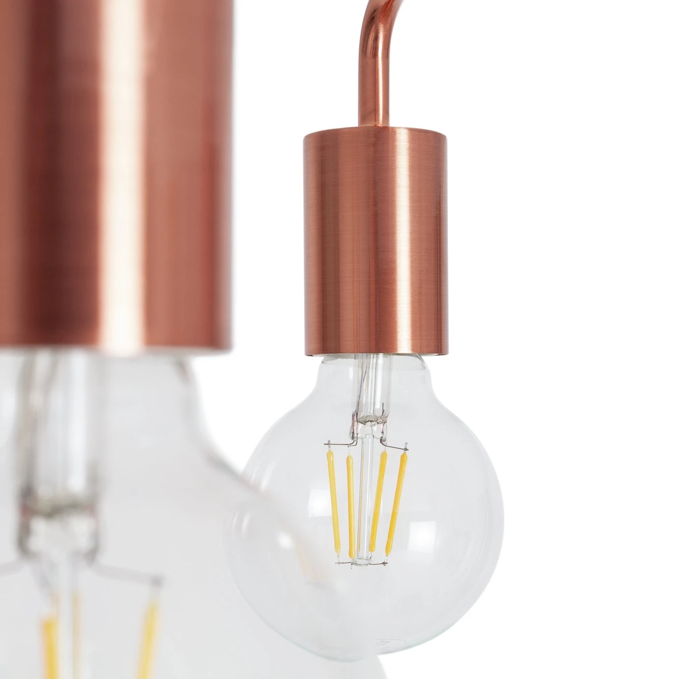 Habitat Rayner Steel LED Flush Ceiling Light - Rosegold - Image 4