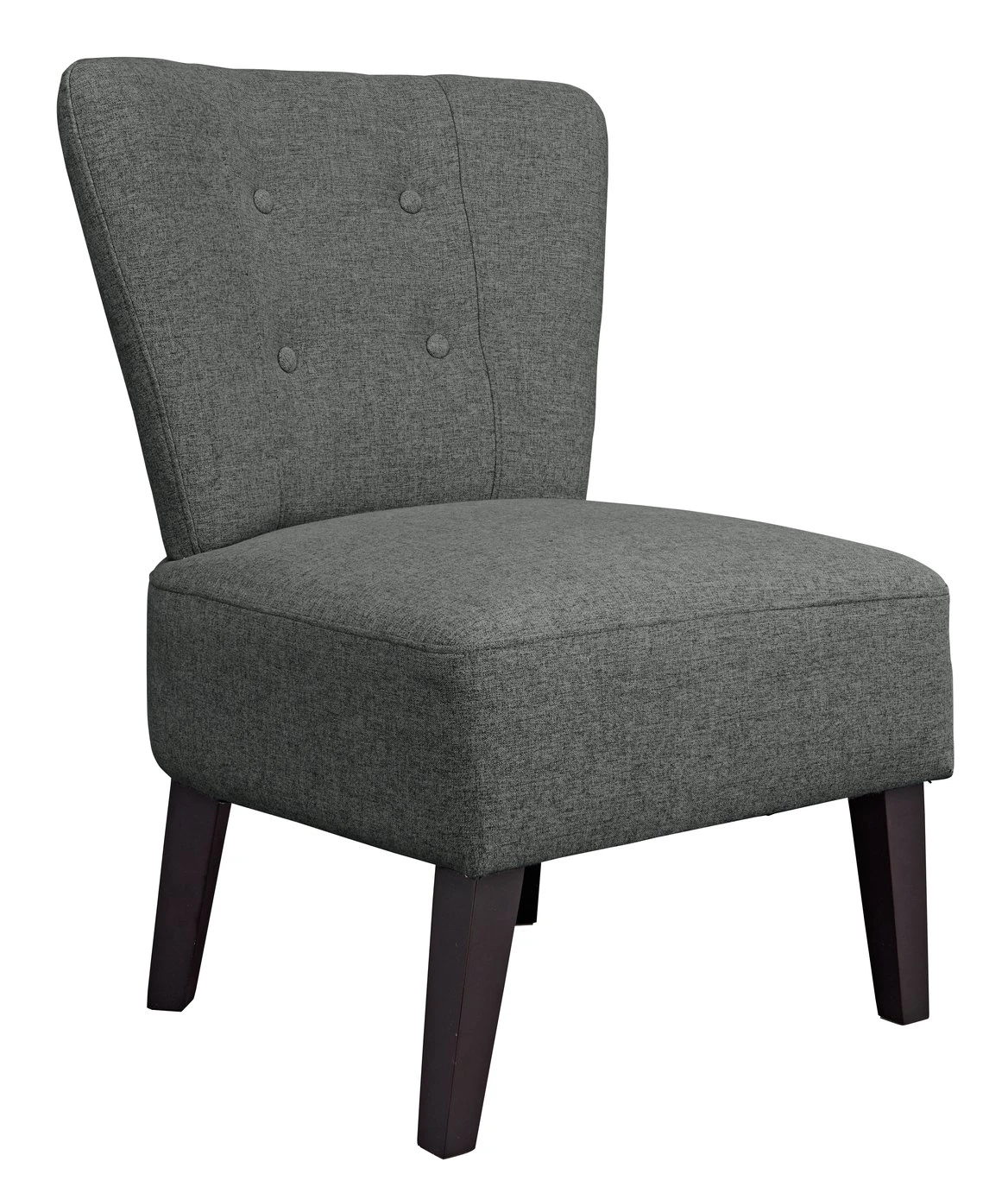 Habitat Delilah Fabric Cocktail Chair - Charcoal - Image 6