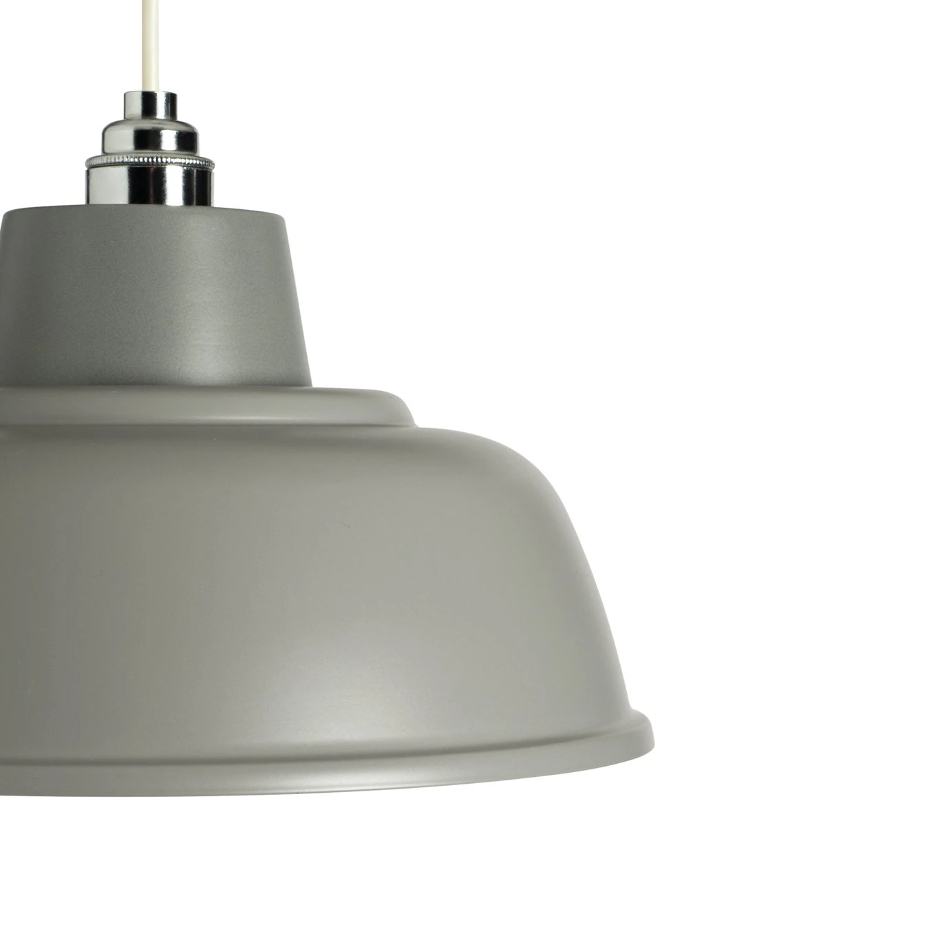 Habitat Core Metal Pendant Shade - Flint Grey - Image 3
