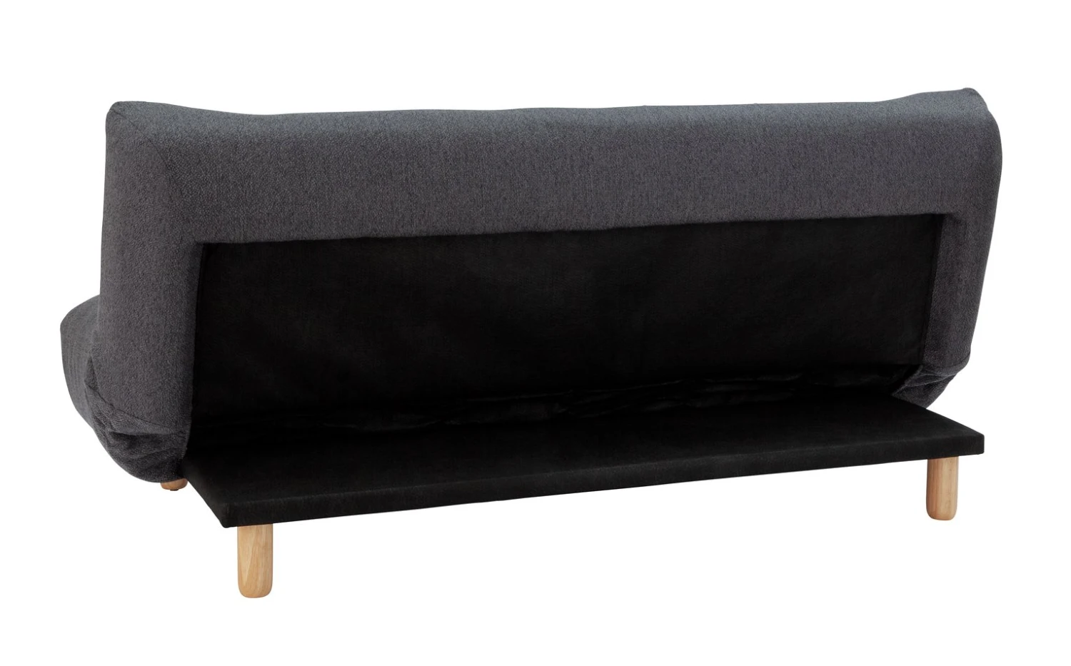 Habitat Kota Boucle 3 Seater Clic Clac Sofa Bed - Charcoal - Image 4