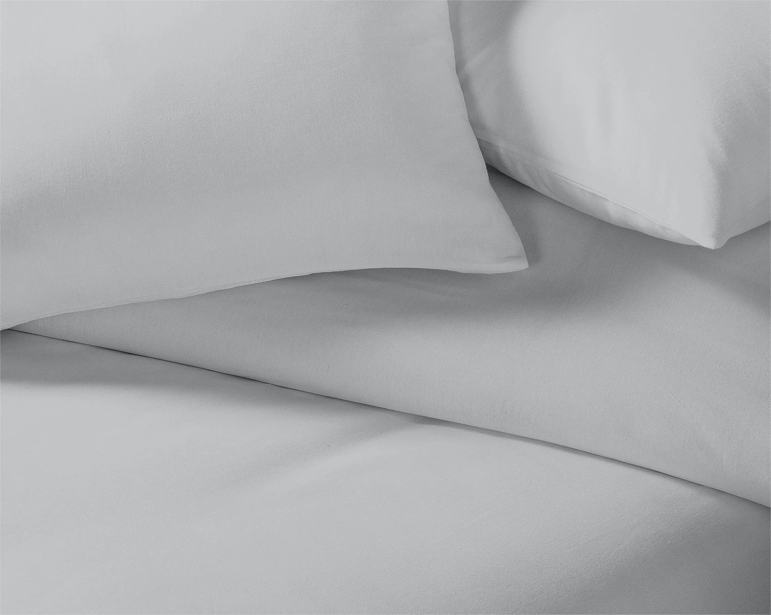 Habitat Cotton Anti Microbial Dove Grey Bedding Set-Kingsize - Image 2