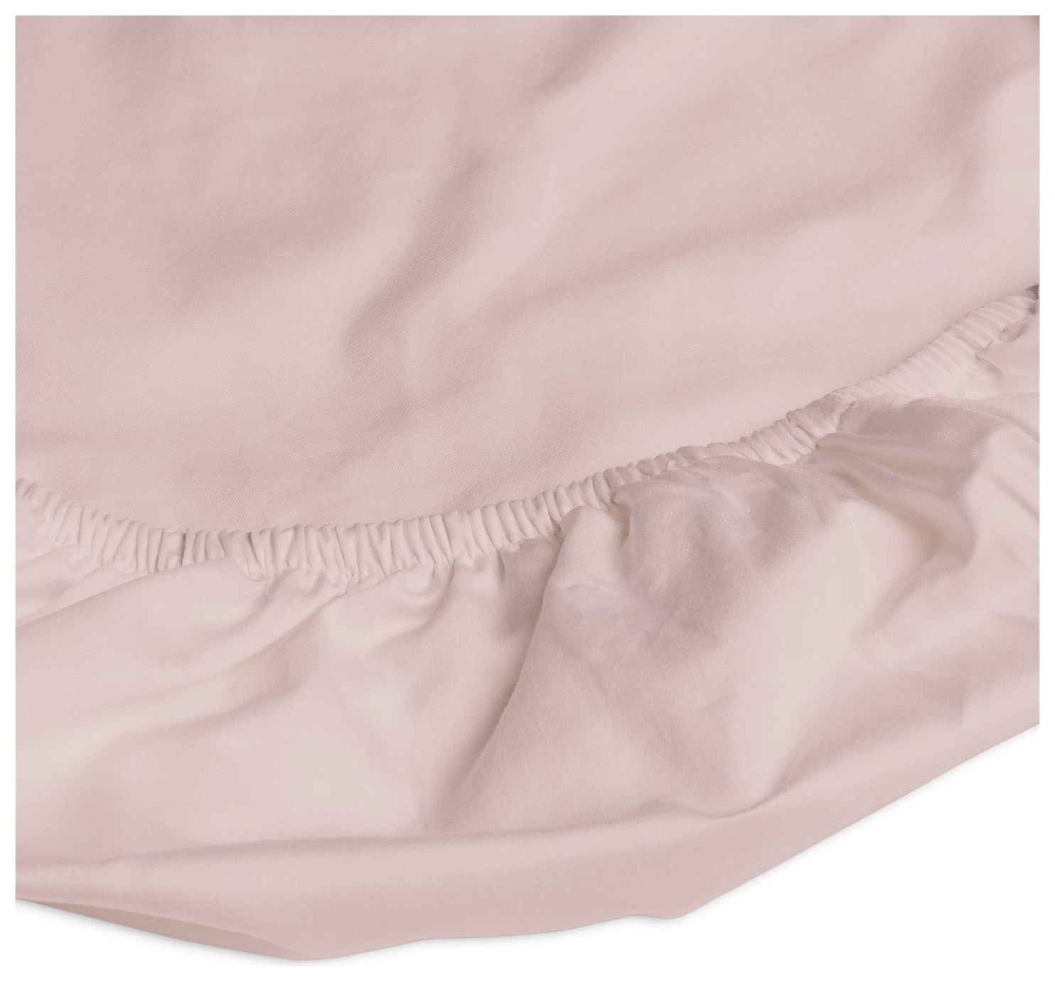 Habitat Egyptian Cotton 400TC Blush Fitted Sheet - Double - Image 2