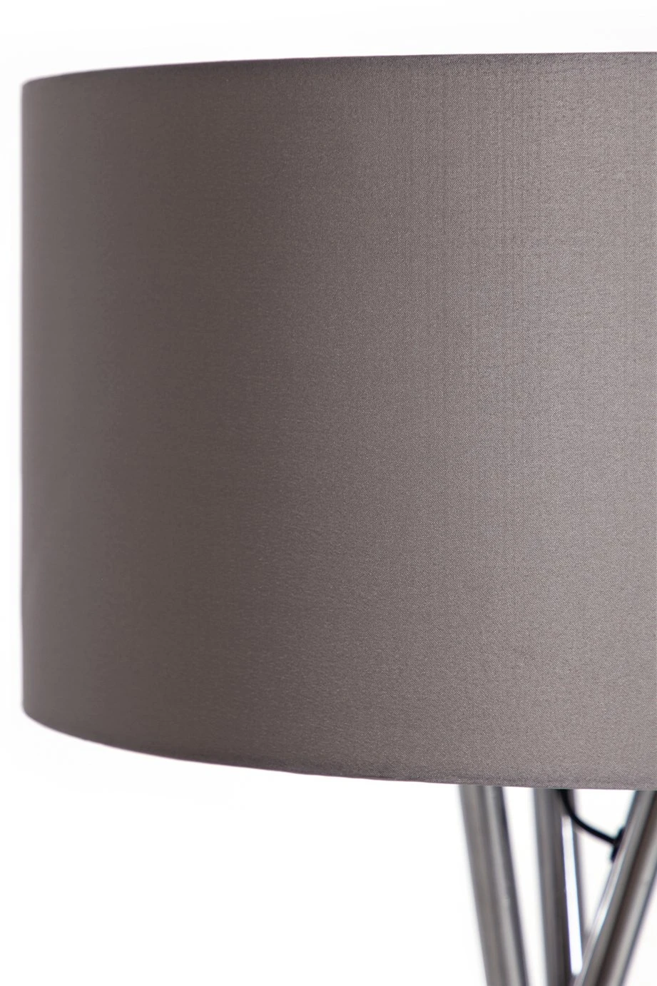 Habitat Tripod Floor Lamp - Grey And Chrome - Image 3