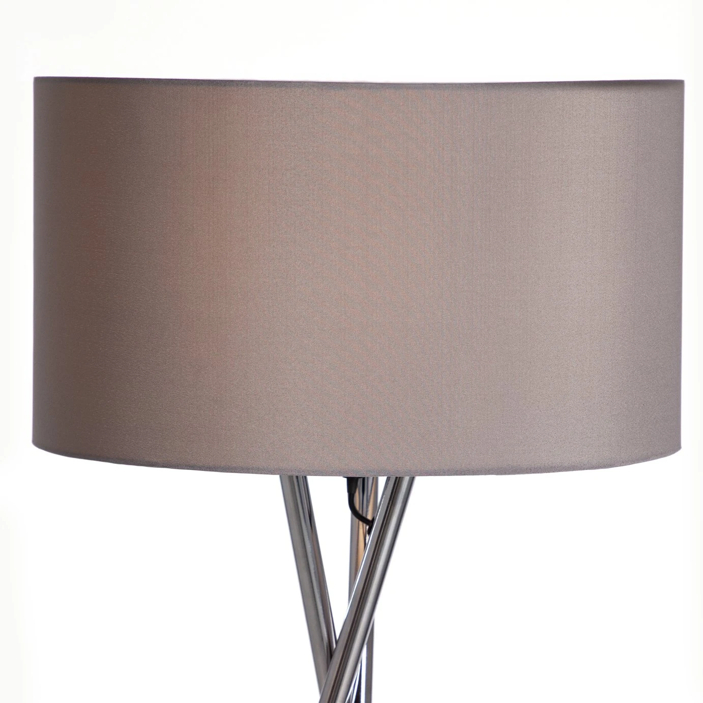 Habitat Tripod Floor Lamp - Grey And Chrome - Image 7