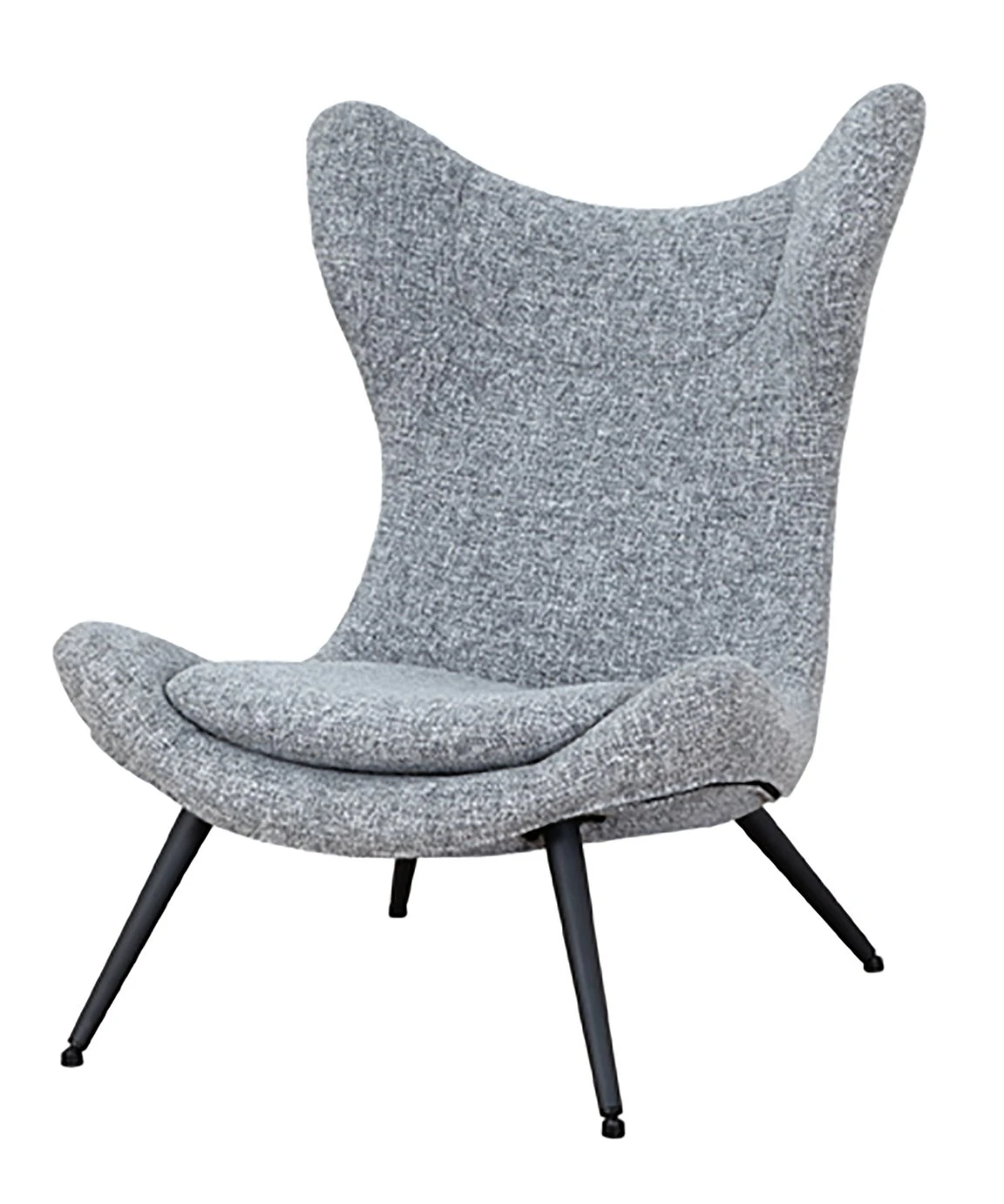 Habitat Robbie Fabric Accent Chair - Grey - Image 3