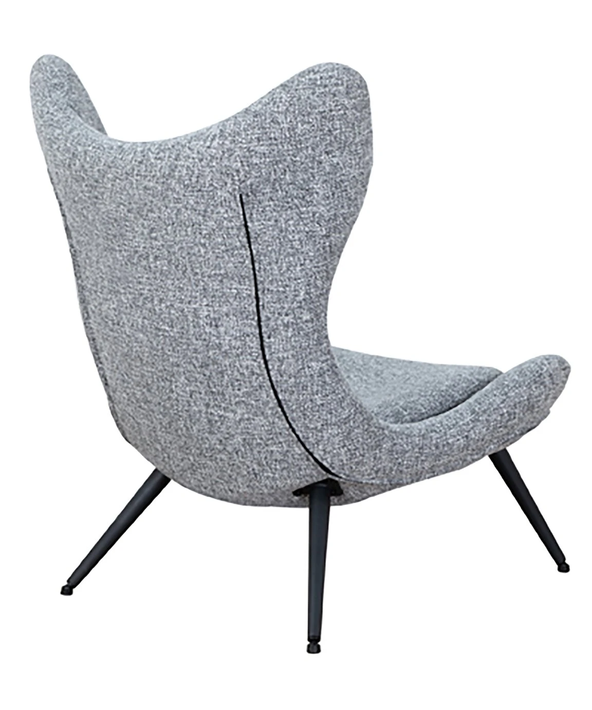 Habitat Robbie Fabric Accent Chair - Grey - Image 4