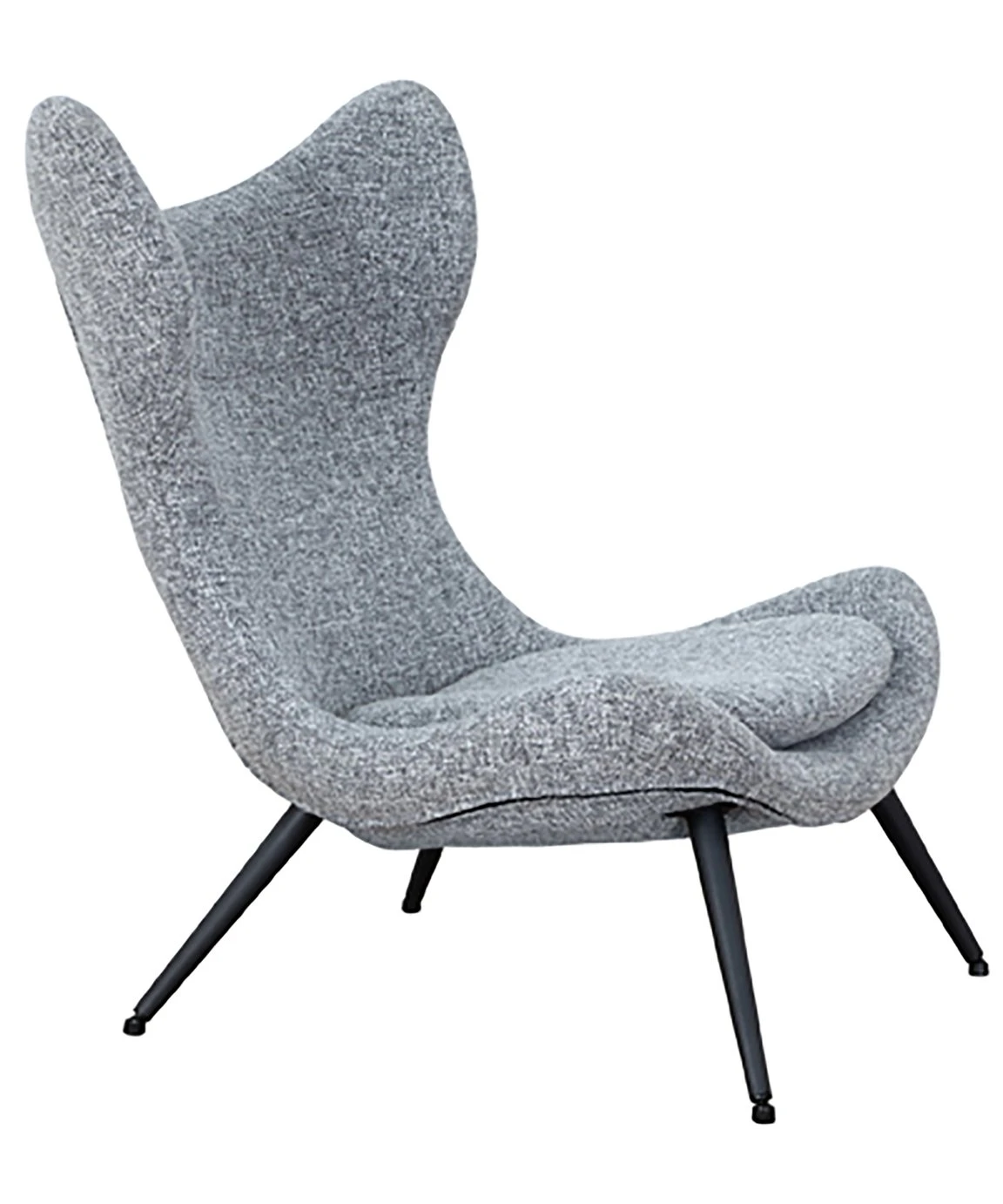 Habitat Robbie Fabric Accent Chair - Grey - Image 5