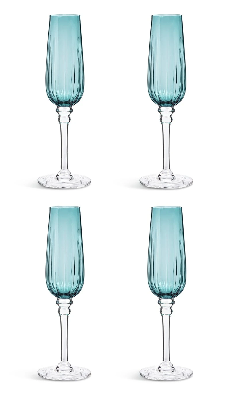 Habitat Japonica Set Of 4 Prosecco Glasses