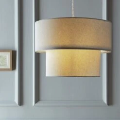 Habitat 2 Tier Linen Mix Shade - Grey