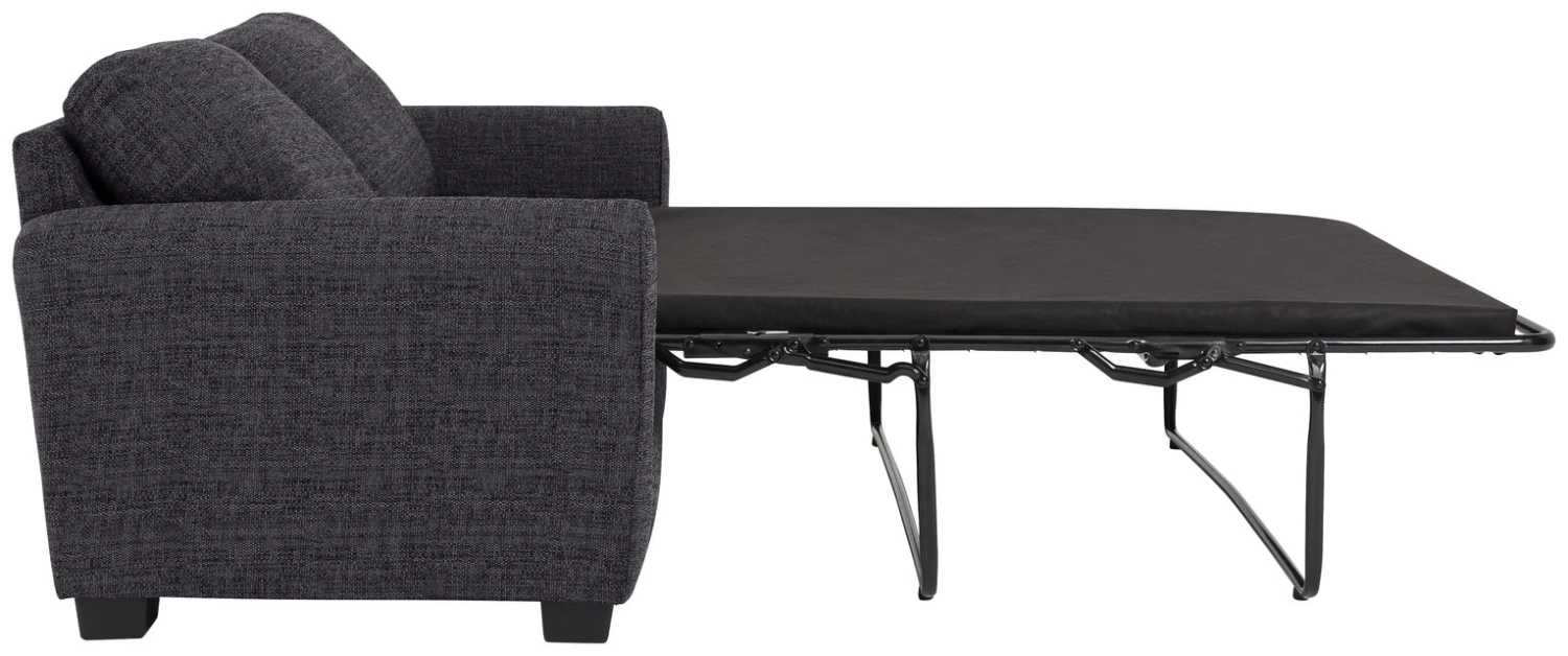 Habitat Lisbon Small Double Fabric Sofa Bed - Charcoal - Image 7