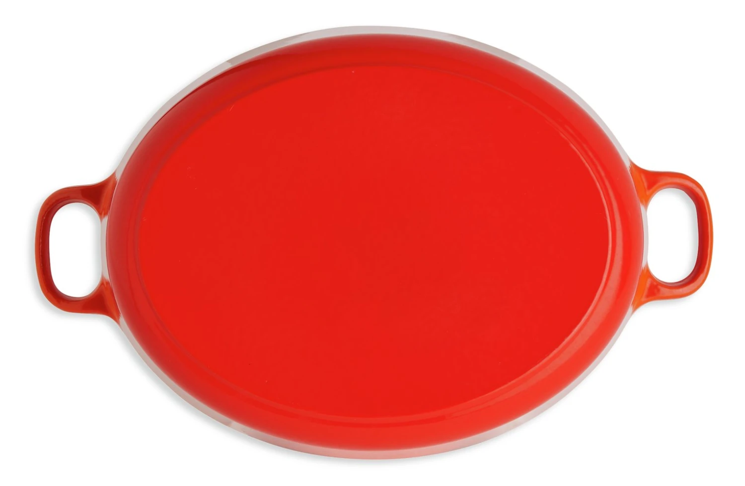 Habitat 4.7 Litre Cast Iron Oval Casserole Dish - Orange - Image 5