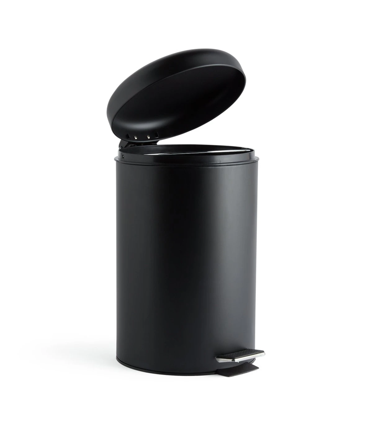 Habitat 12 Litre Domed Pedal Bin - Black - Image 3