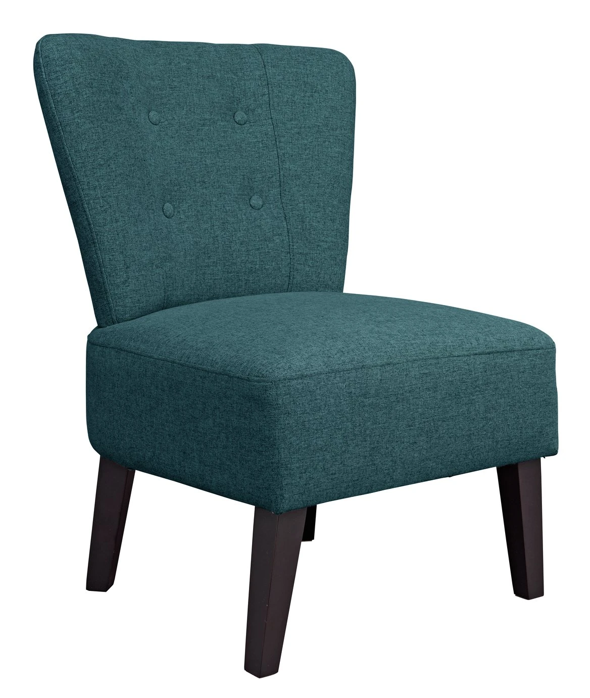 Habitat Delilah Fabric Cocktail Chair - Teal - Image 5