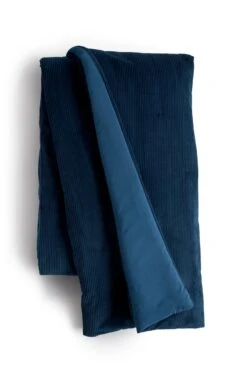 Habitat Studio Ribbed Throw - Navy Blue