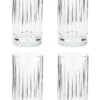 Habitat Pressed Set Of 4 Hi Ball Glasses