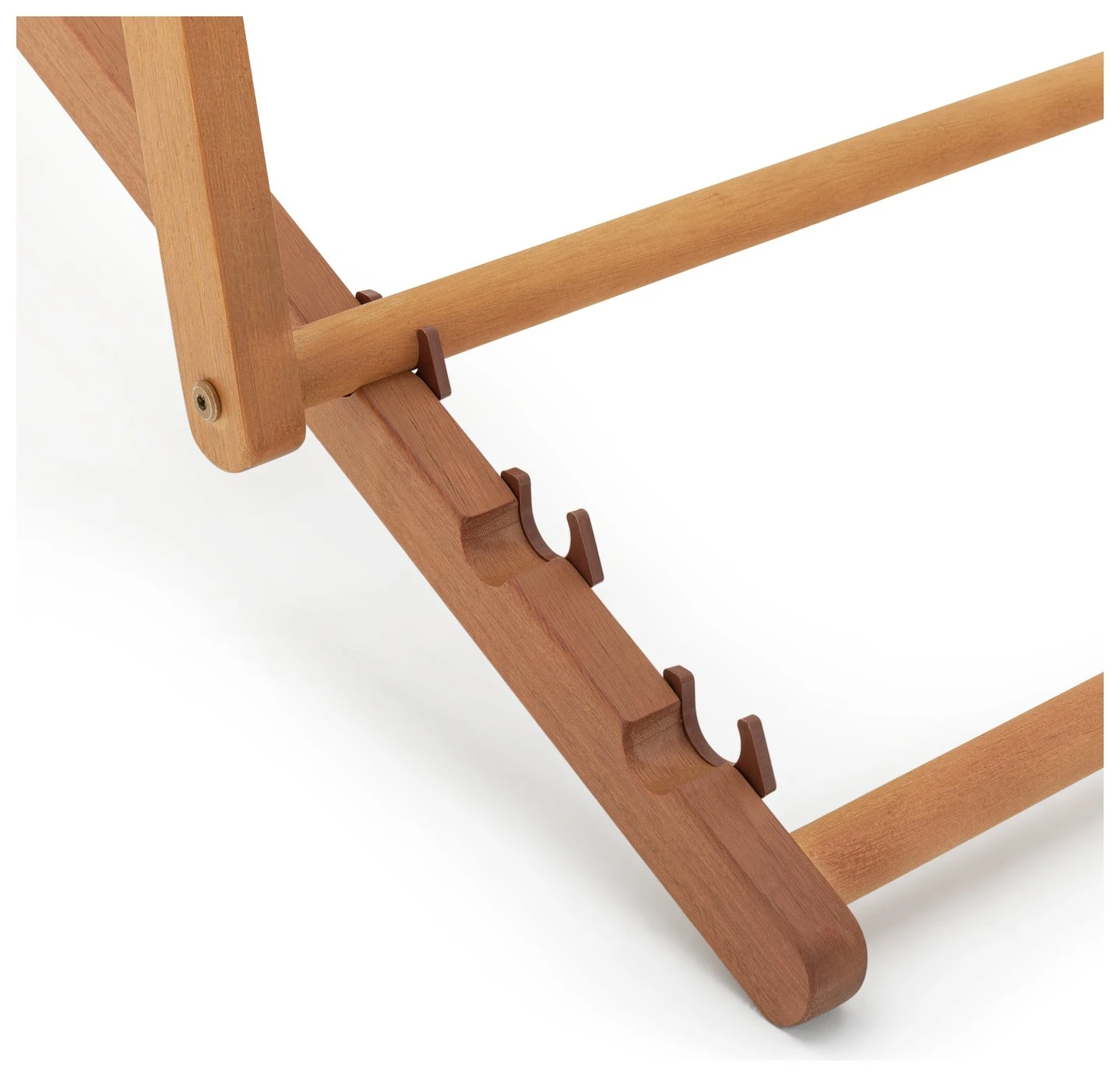 Habitat Folding Wooden Garden Deck Chair - Grey - Image 8