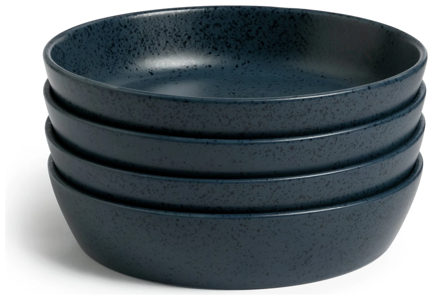 Habitat Addison 4 Piece Stoneware Pasta Bowls - Blue