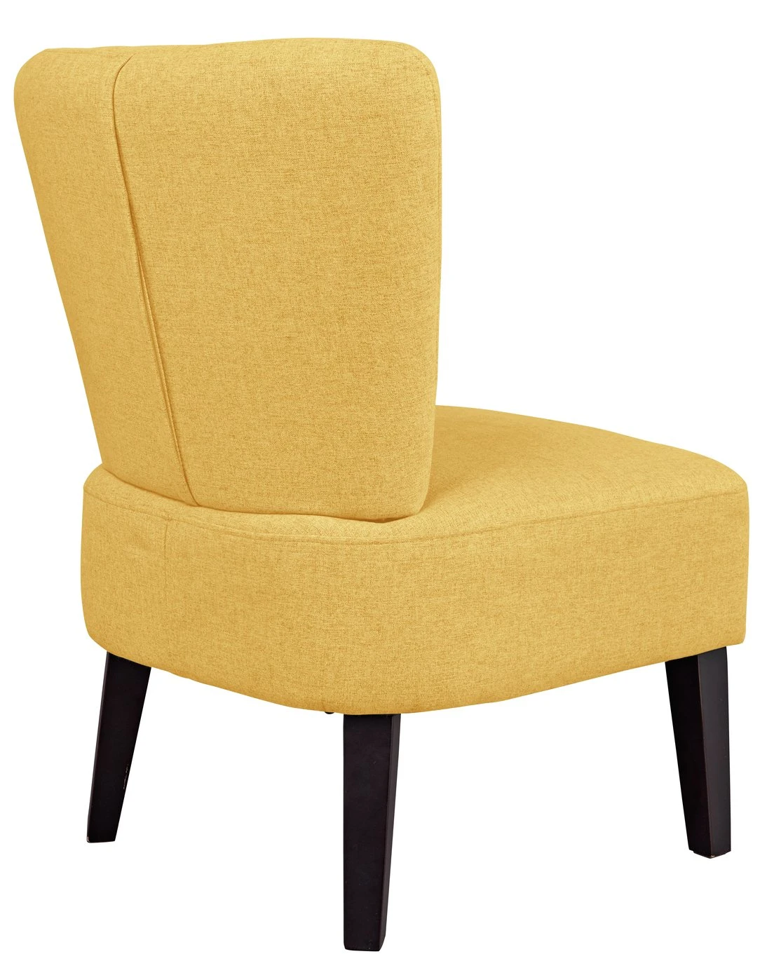 Habitat Delilah Fabric Cocktail Chair - Yellow - Image 4
