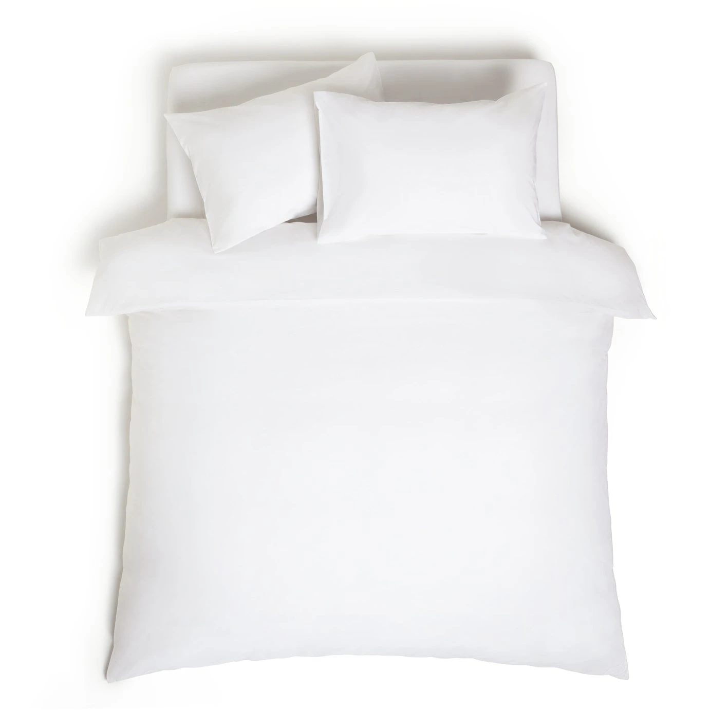 Habitat Cool Tencel Cotton Plain White Bedding Set - Single - Image 3