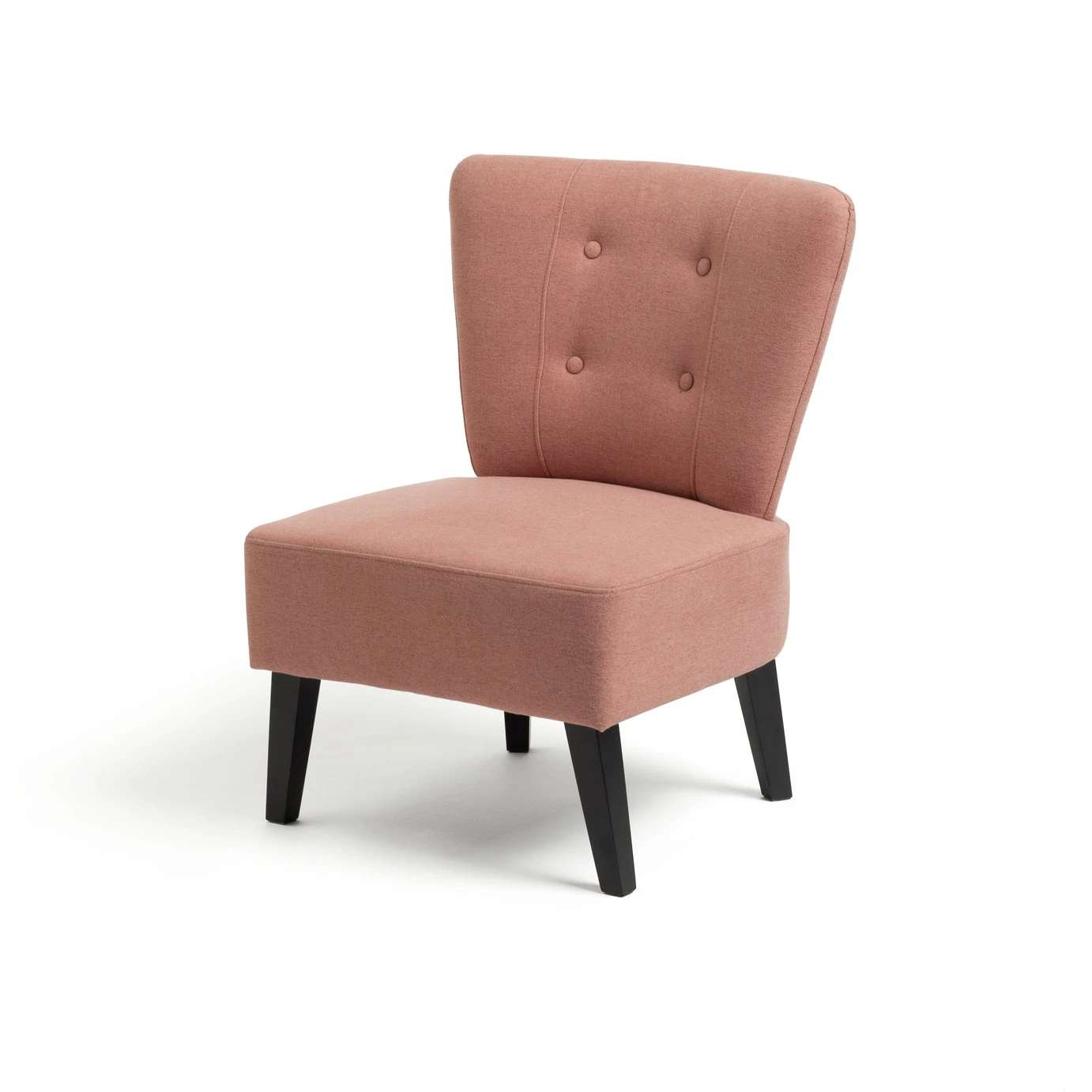 Habitat Delilah Fabric Cocktail Chair - Pink - Image 4