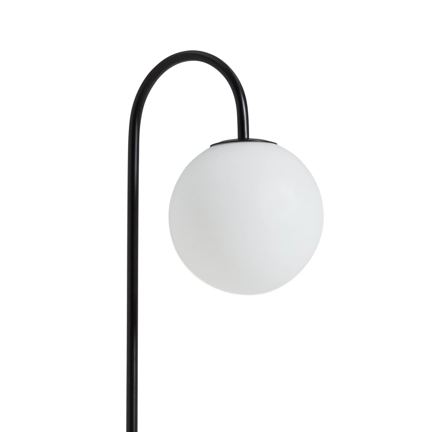 Habitat Sagara Opal Shelf Floor Lamp - Black - Image 6