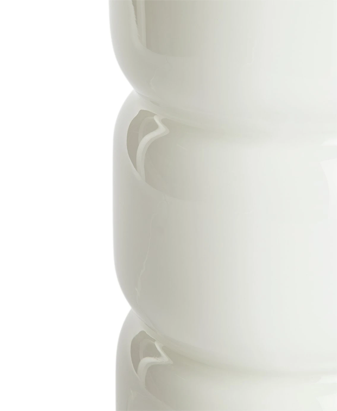 Habitat Parr Glass Column Table Lamp - White - Image 4