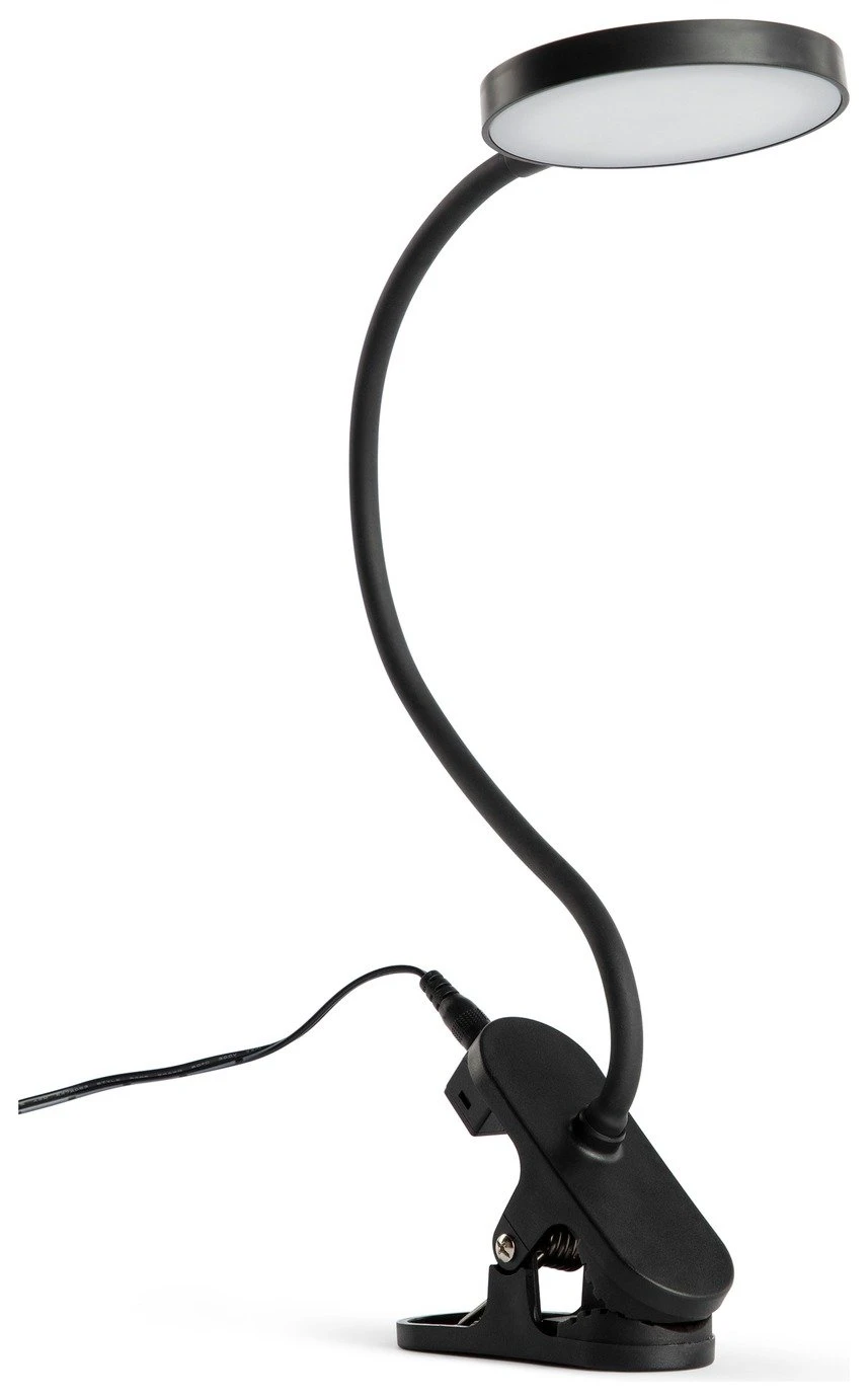 Habitat Mopsa Clip Lamp - Black - Image 3