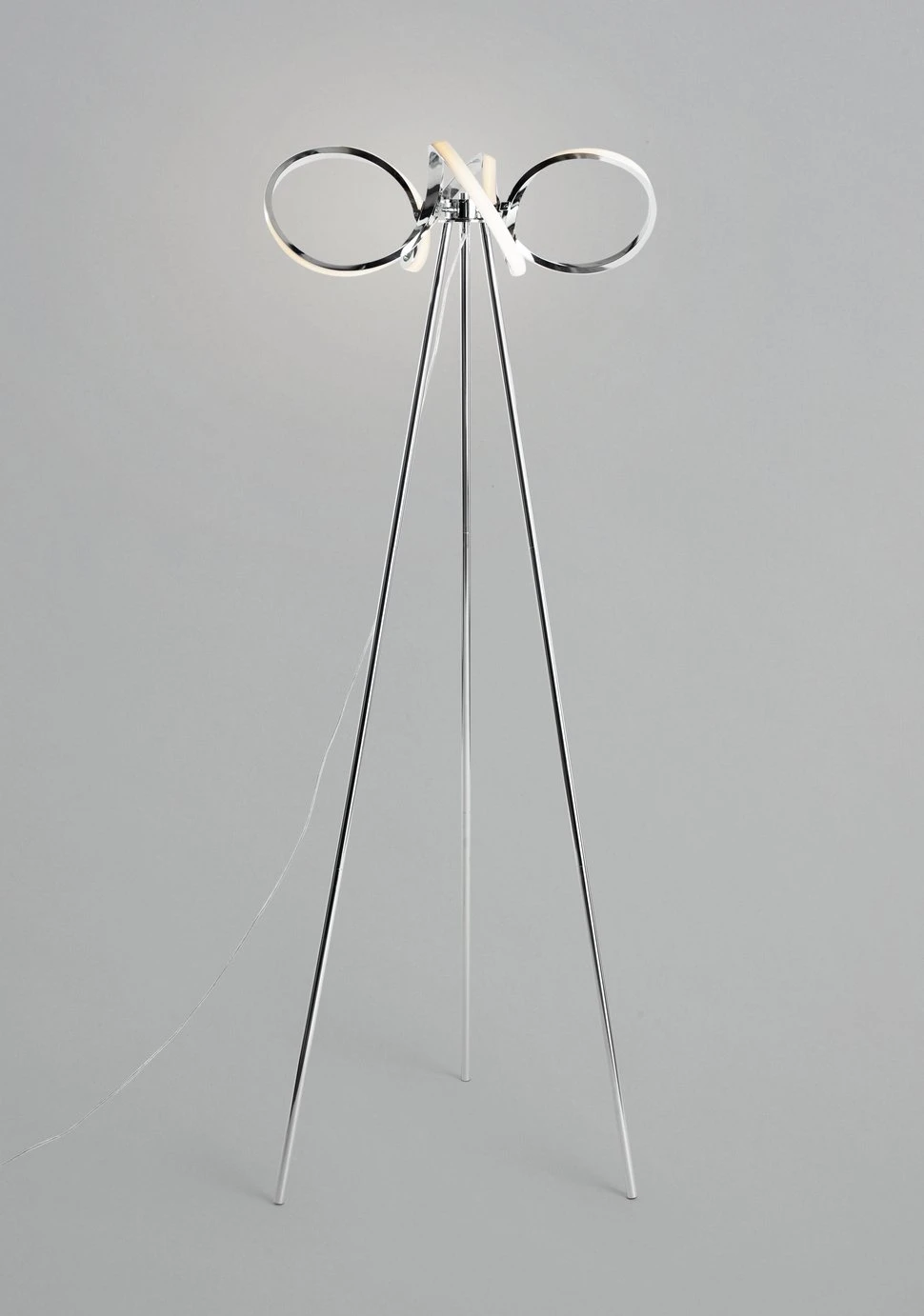 Habitat Spiral LED Tripod Floor Lamp - Chrome - Image 5