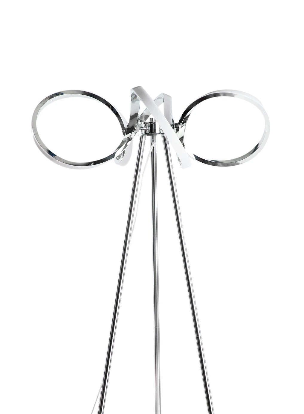 Habitat Spiral LED Tripod Floor Lamp - Chrome - Image 9